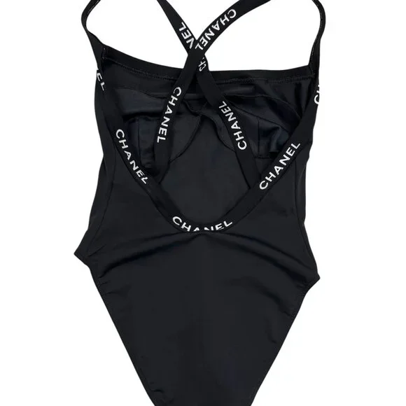 CHANEL Black One Piece Swimsuit - Picture 4 of 11